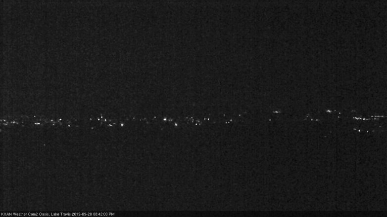 Lake Travis webcam, September 20, 2019 7:45 PM CT