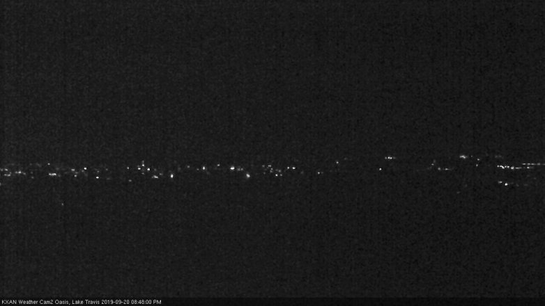 Lake Travis webcam, September 20, 2019 7:50 PM CT