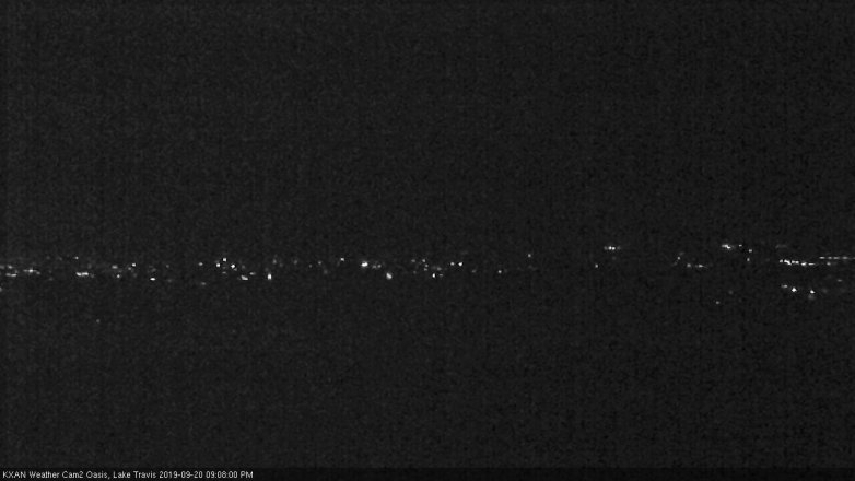 Lake Travis webcam, September 20, 2019 8:10 PM CT