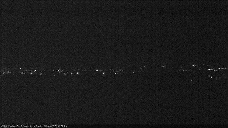 Lake Travis webcam, September 20, 2019 8:15 PM CT