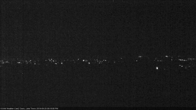 Lake Travis webcam, September 20, 2019 8:20 PM CT