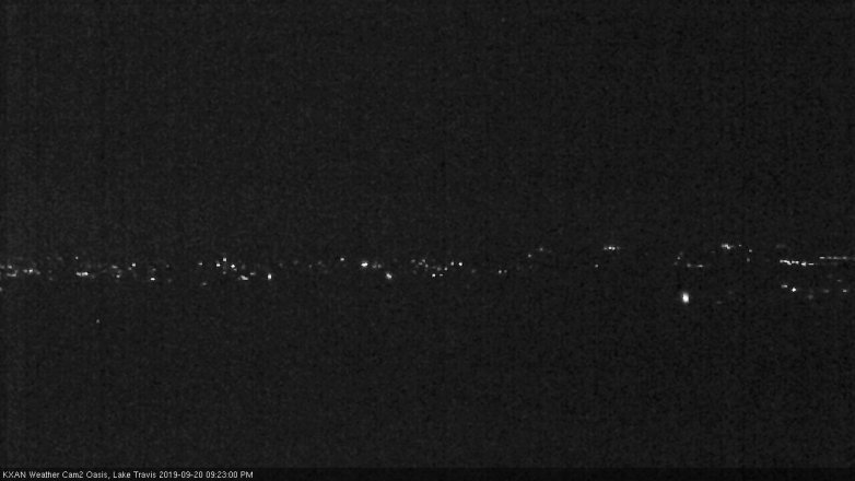 Lake Travis webcam, September 20, 2019 8:25 PM CT