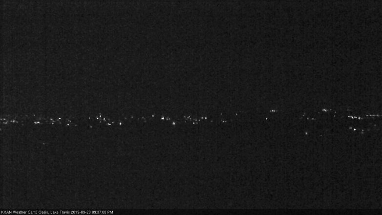 Lake Travis webcam, September 20, 2019 8:40 PM CT