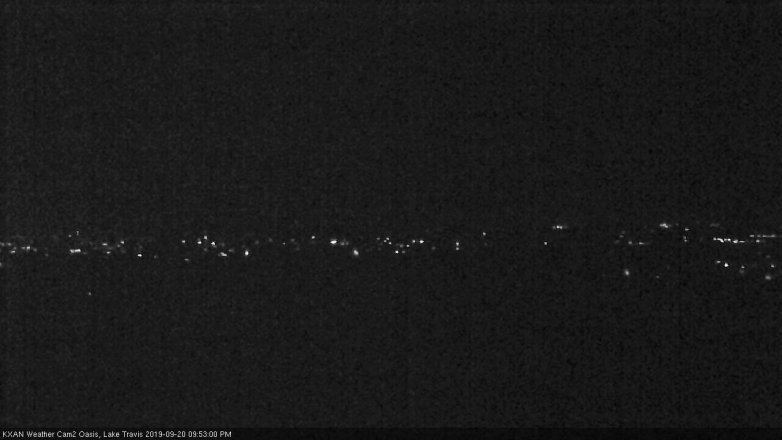 Lake Travis webcam, September 20, 2019 8:55 PM CT