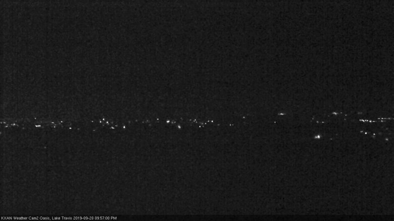 Lake Travis webcam, September 20, 2019 9:00 PM CT
