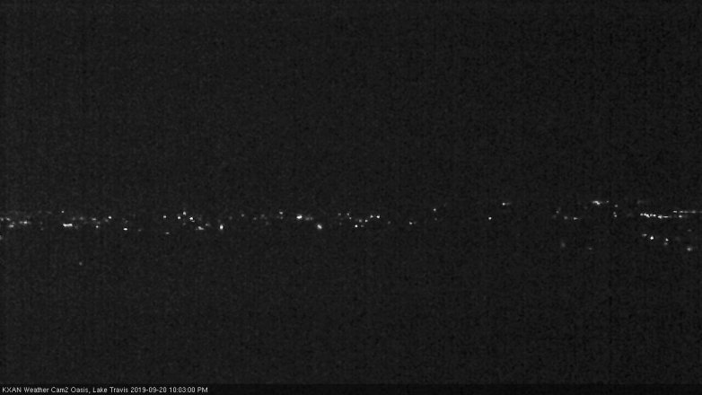 Lake Travis webcam, September 20, 2019 9:05 PM CT