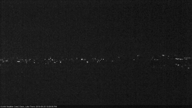 Lake Travis webcam, September 20, 2019 9:10 PM CT