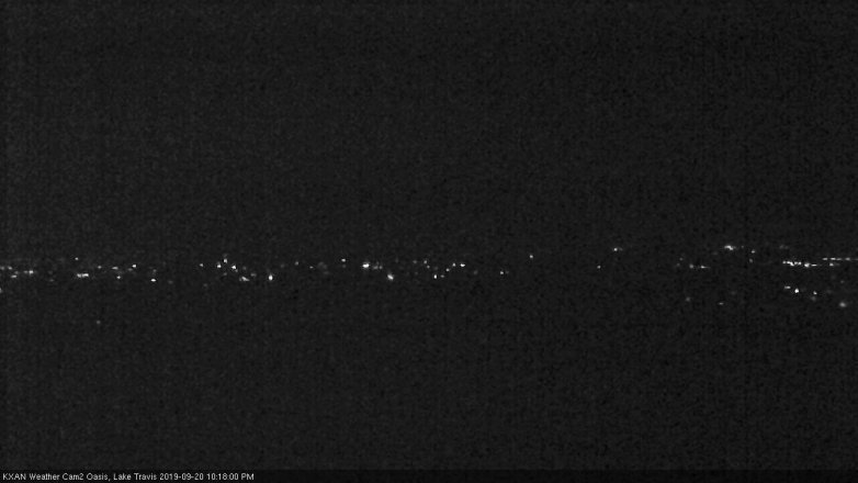 Lake Travis webcam, September 20, 2019 9:20 PM CT
