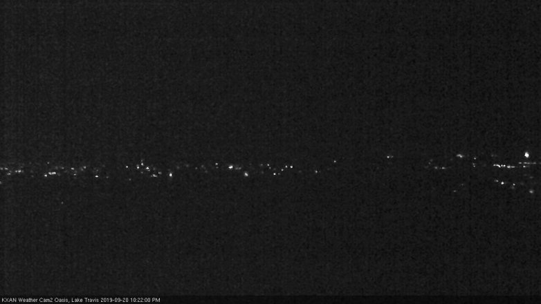 Lake Travis webcam, September 20, 2019 9:25 PM CT