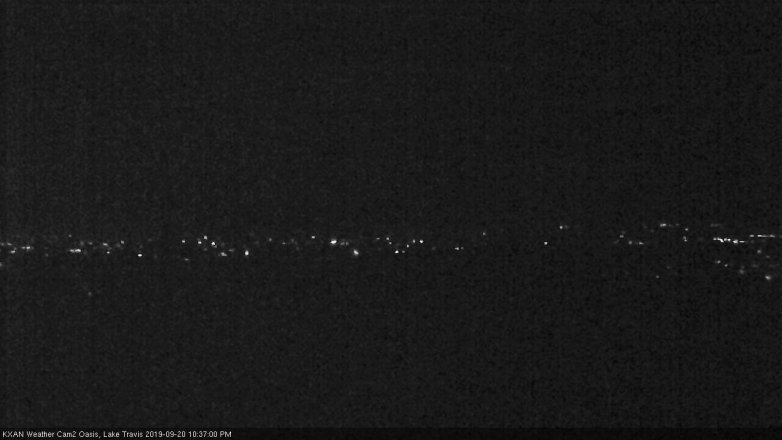 Lake Travis webcam, September 20, 2019 9:40 PM CT
