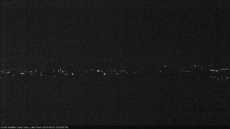Lake Travis webcam, September 20, 2019 9:55 PM CT