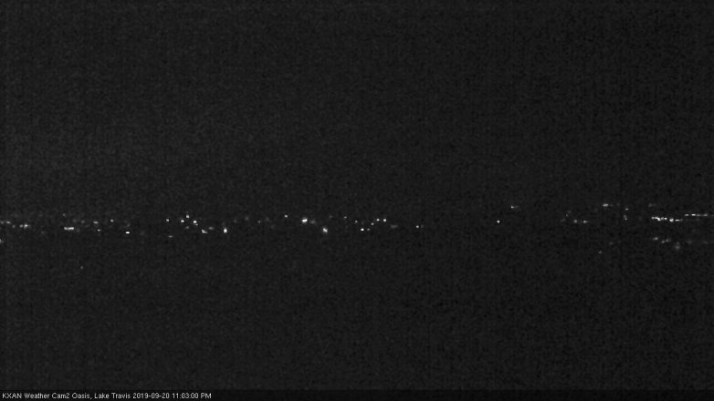 Lake Travis webcam, September 20, 2019 10:05 PM CT