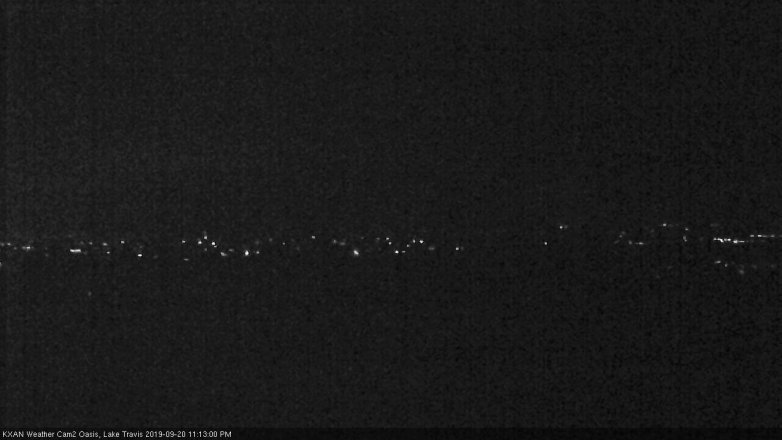 Lake Travis webcam, September 20, 2019 10:15 PM CT