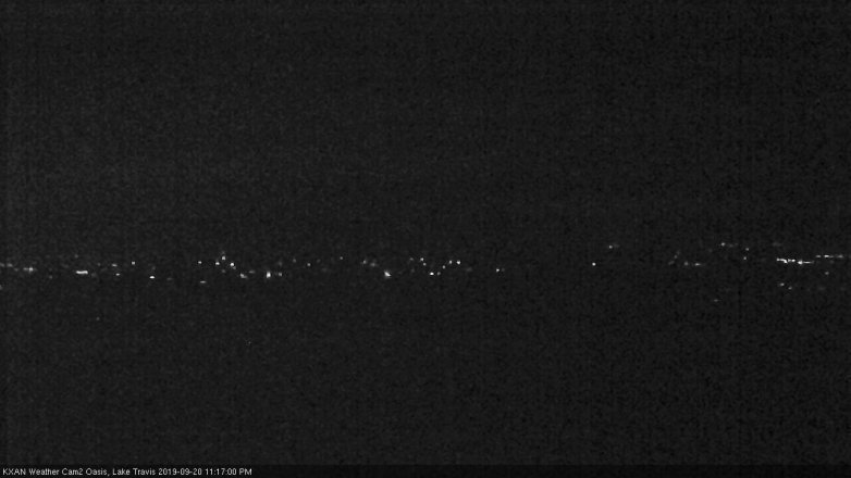 Lake Travis webcam, September 20, 2019 10:20 PM CT