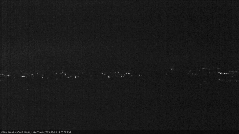 Lake Travis webcam, September 20, 2019 10:25 PM CT