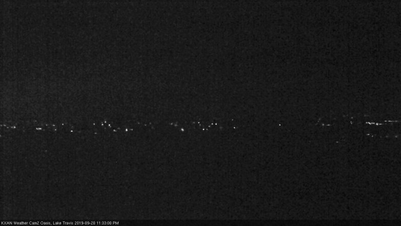 Lake Travis webcam, September 20, 2019 10:35 PM CT
