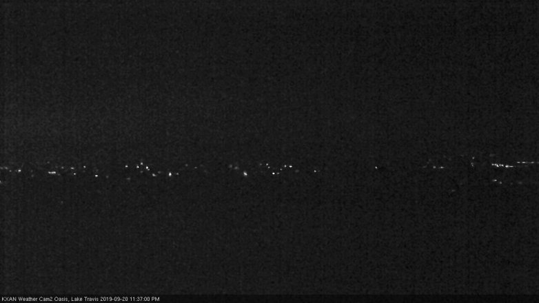 Lake Travis webcam, September 20, 2019 10:40 PM CT