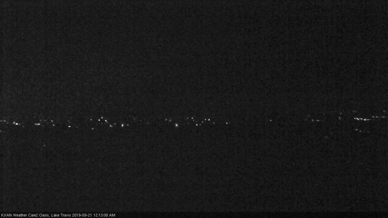 Lake Travis webcam, September 20, 2019 11:15 PM CT
