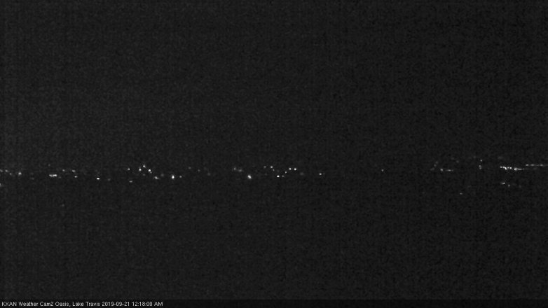 Lake Travis webcam, September 20, 2019 11:20 PM CT
