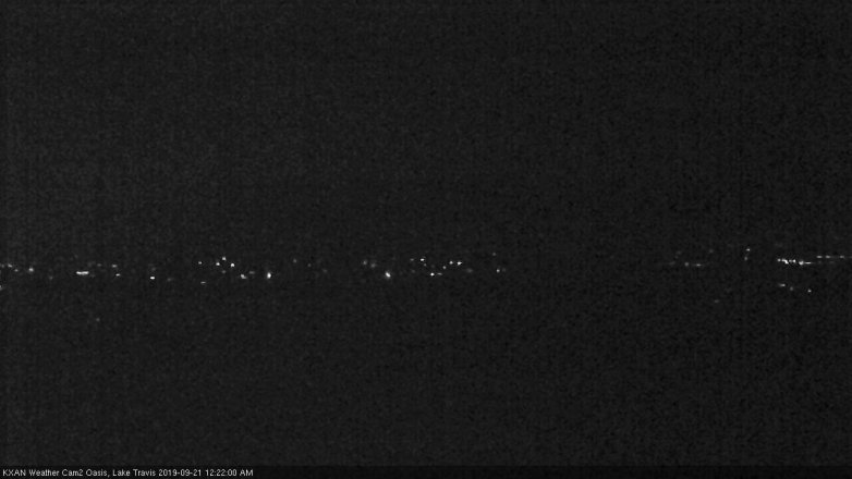 Lake Travis webcam, September 20, 2019 11:25 PM CT