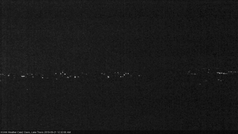 Lake Travis webcam, September 20, 2019 11:35 PM CT