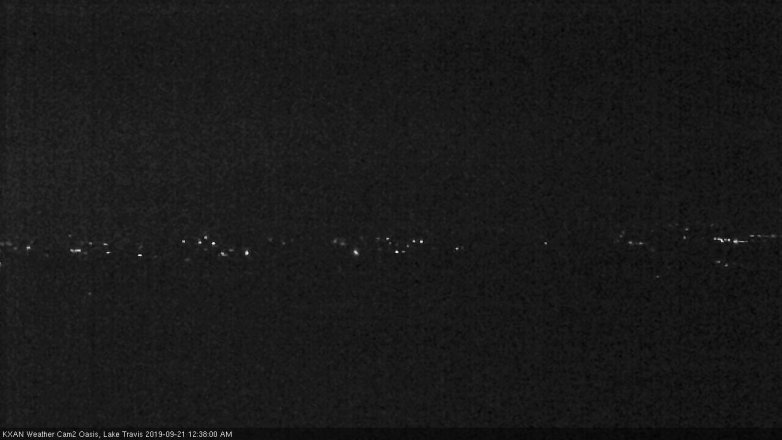 Lake Travis webcam, September 20, 2019 11:40 PM CT