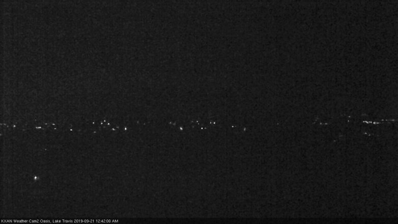Lake Travis webcam, September 20, 2019 11:45 PM CT