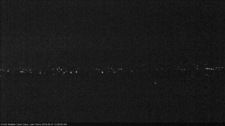 Lake Travis webcam, September 20, 2019 11:50 PM CT