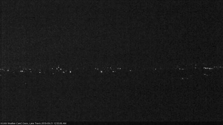 Lake Travis webcam, September 20, 2019 11:55 PM CT