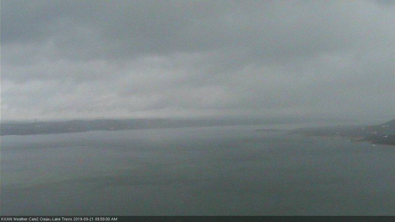 Lake Travis webcam, September 21, 2019 9:00 AM CT