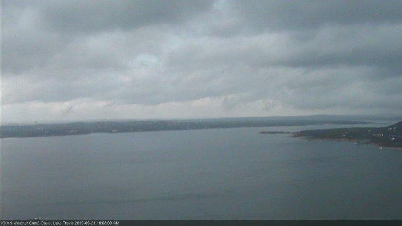 Lake Travis webcam, September 21, 2019 9:05 AM CT