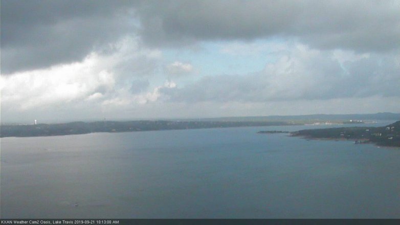Lake Travis webcam, September 21, 2019 9:15 AM CT