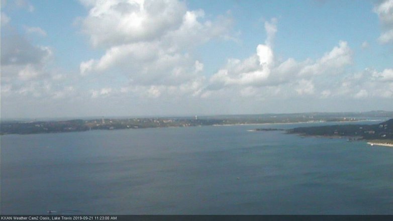 Lake Travis webcam, September 21, 2019 10:25 AM CT