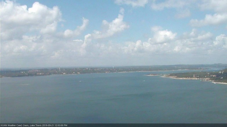 Lake Travis webcam, September 21, 2019 11:05 AM CT