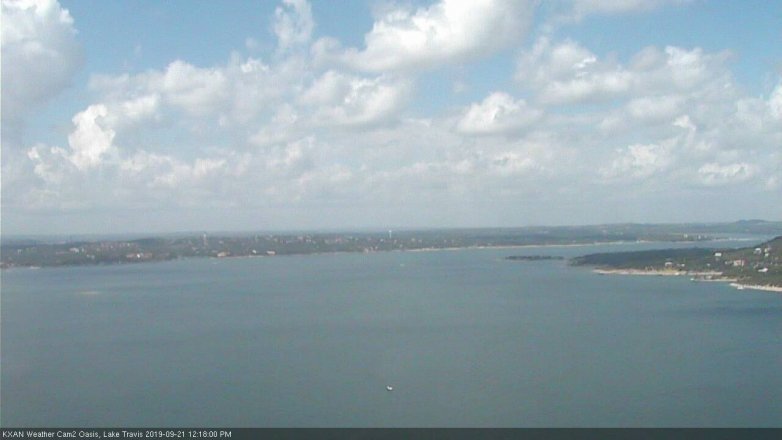 Lake Travis webcam, September 21, 2019 11:20 AM CT