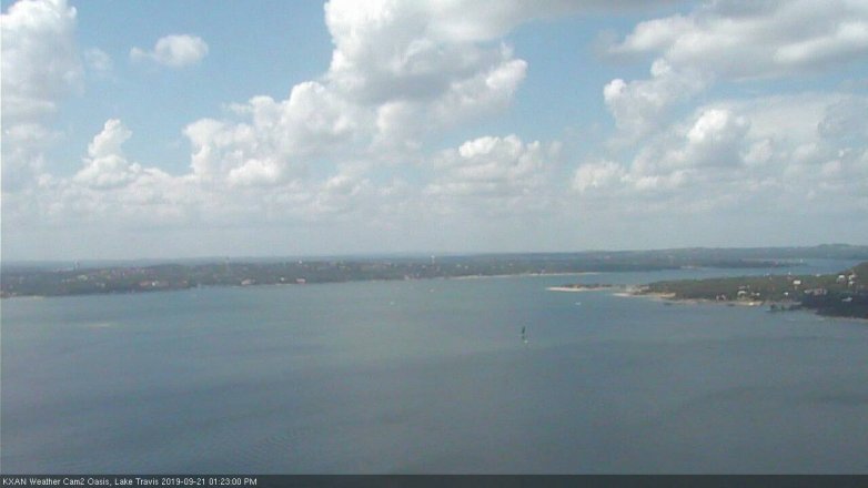 Lake Travis webcam, September 21, 2019 12:25 PM CT