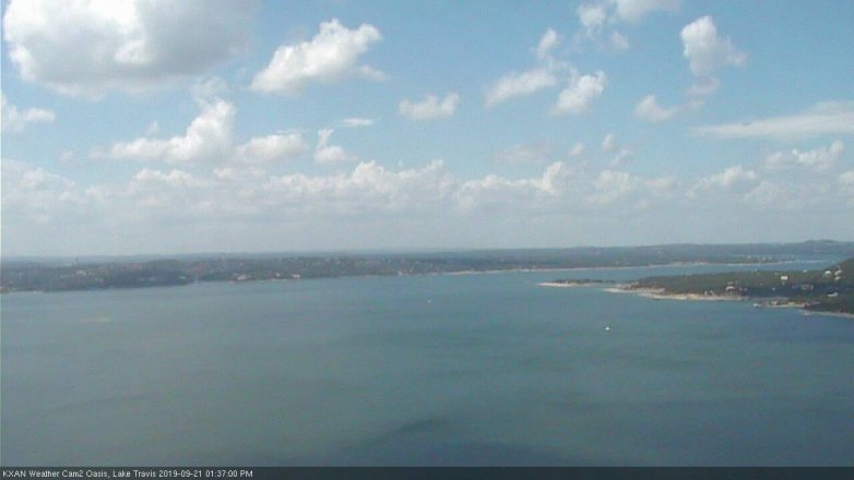 Lake Travis webcam, September 21, 2019 12:40 PM CT