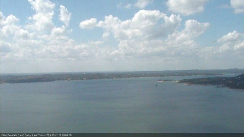 Lake Travis webcam, September 21, 2019 1:25 PM CT