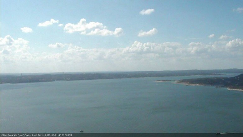 Lake Travis webcam, September 21, 2019 2:40 PM CT