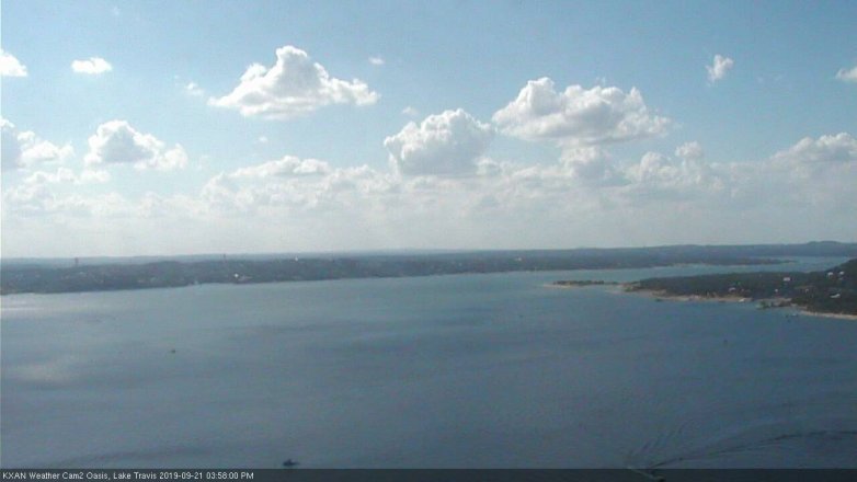 Lake Travis webcam, September 21, 2019 3:00 PM CT