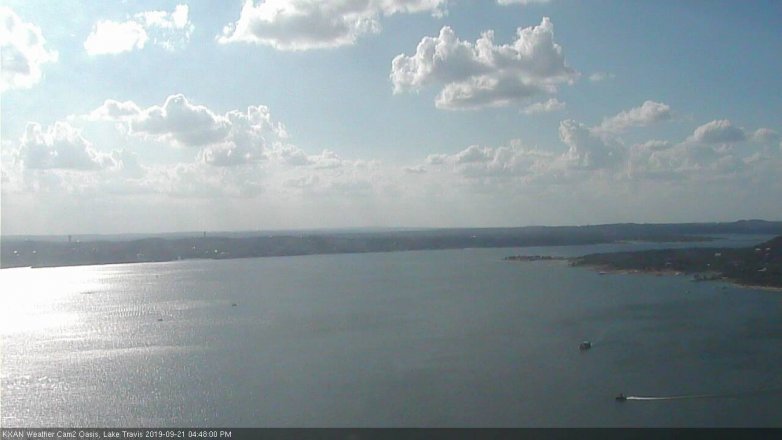 Lake Travis webcam, September 21, 2019 3:50 PM CT