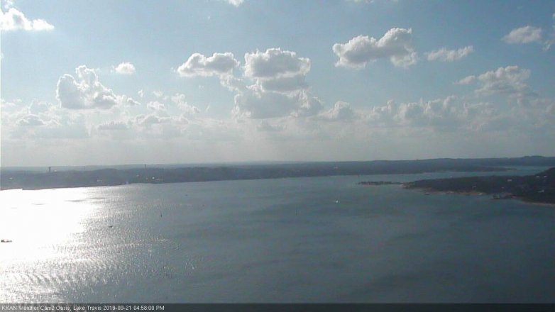 Lake Travis webcam, September 21, 2019 4:00 PM CT