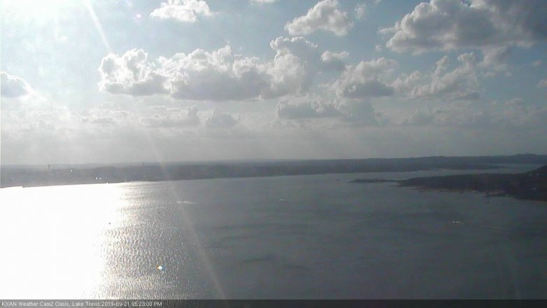 Lake Travis webcam, September 21, 2019 4:25 PM CT