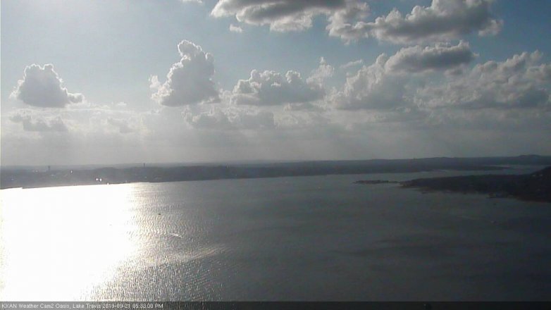 Lake Travis webcam, September 21, 2019 4:35 PM CT