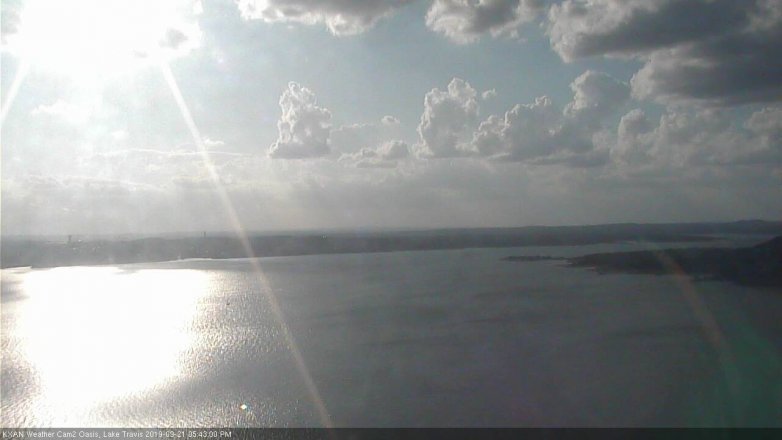 Lake Travis webcam, September 21, 2019 4:45 PM CT