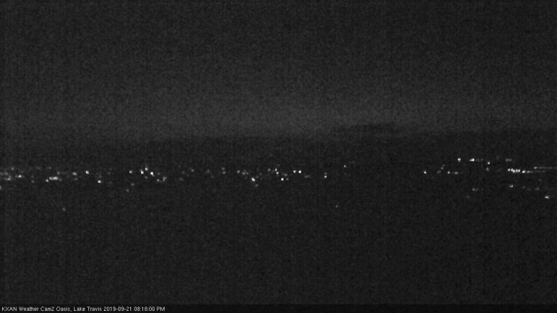 Lake Travis webcam, September 21, 2019 7:20 PM CT