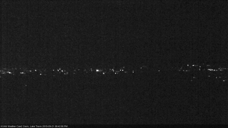Lake Travis webcam, September 21, 2019 7:45 PM CT
