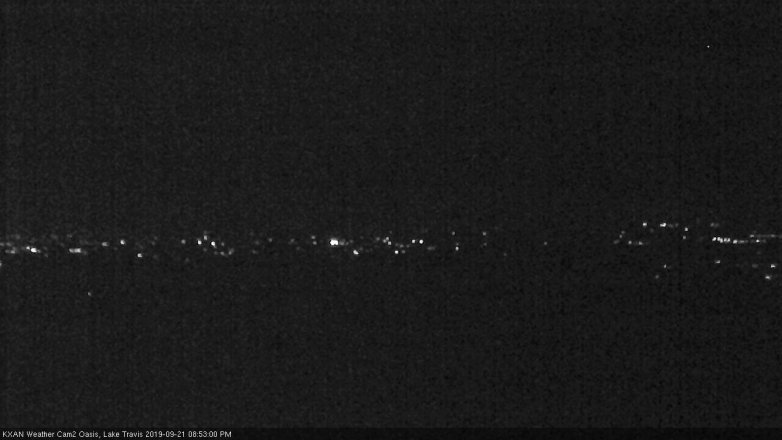 Lake Travis webcam, September 21, 2019 7:55 PM CT