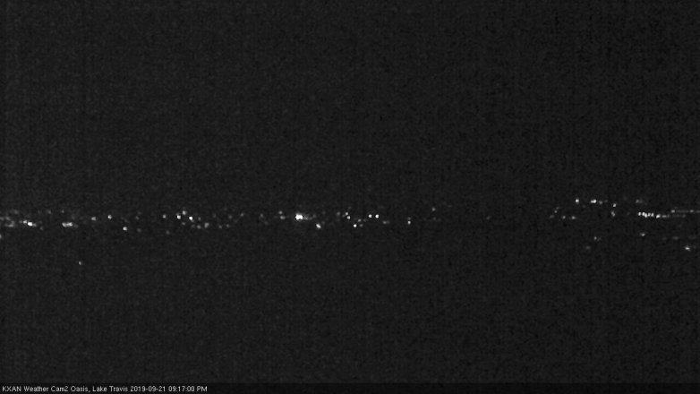Lake Travis webcam, September 21, 2019 8:20 PM CT