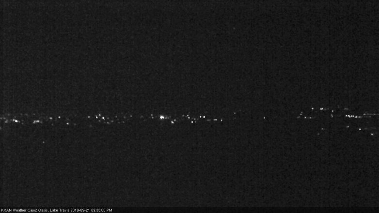 Lake Travis webcam, September 21, 2019 8:35 PM CT
